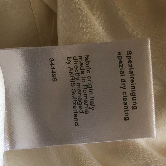 AKRIS Ivory Silk & Cashmere Blazer 14 - Picture 11 of 14